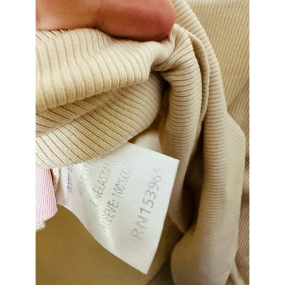 AREA STARS Off White Knit Sweater Scoop Neck Puff Long Sleeves Sweater Size M - Picture 8 of 10